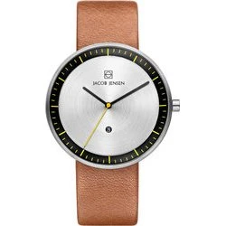 Jacob Jensen JJ271 Strata Herenhorloge Zilverkleurig RVS