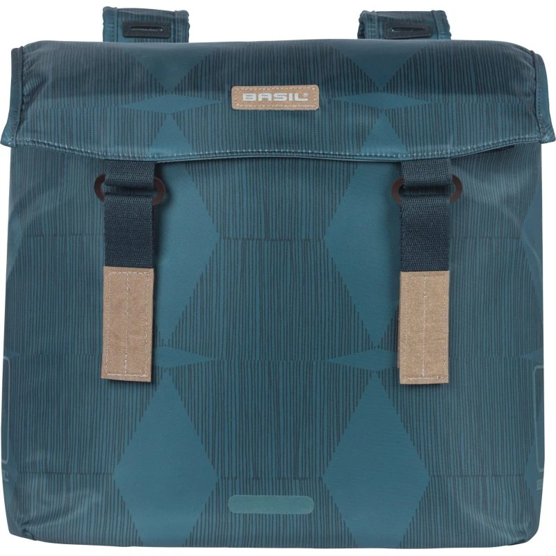 Basil Elegance Dubbele Fietstas Estate Blue 40-49L