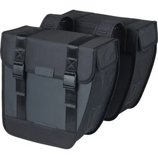 Basil Tour Dubbele Fietstas Waterproof Zwart 28L