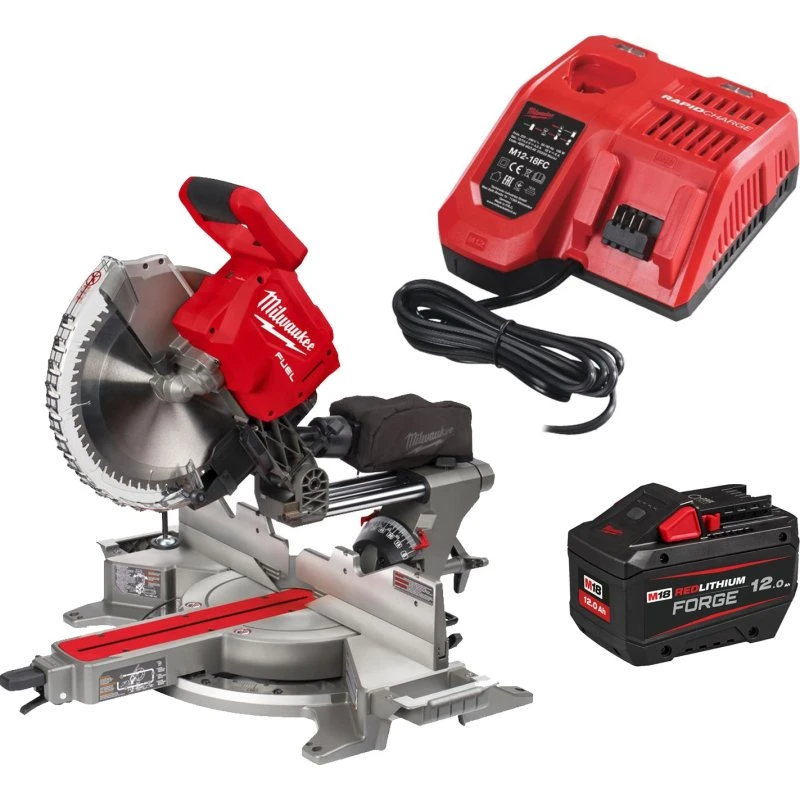 Milwaukee M18 FMS305-121 18V Accu Afkortzaag 305x30mm