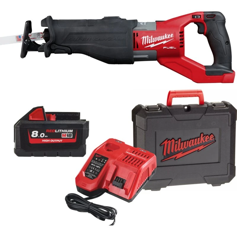 Milwaukee M18 FSX-801C 18V Accu Reciprozaag 8Ah