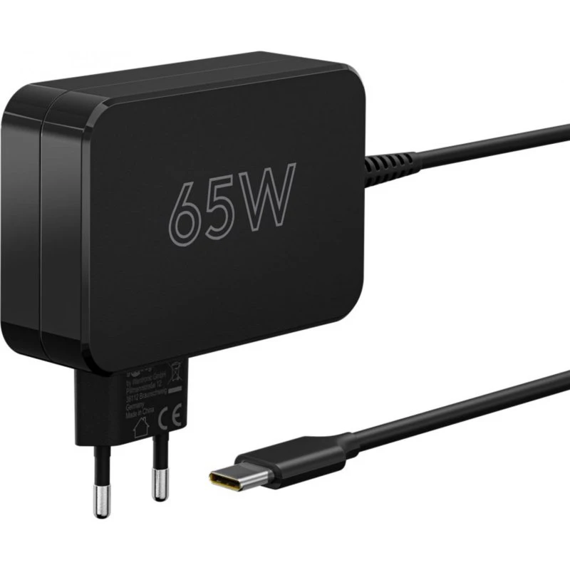 Goobay USB-C laptop oplader 65 W zwart