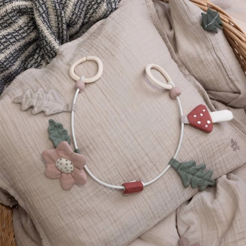 Sebra Kinderwagenketting Blad/Paddenstoel/Bloem