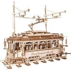 Robotime Classic City Tram LK801 Houten 3D-puzzel