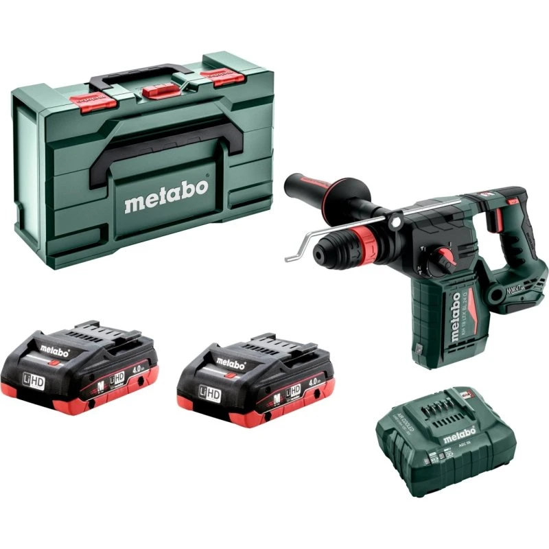 Metabo KH 18 LTX BL 24 Q 18V Accu-combihamer met 2x 4Ah LiHD