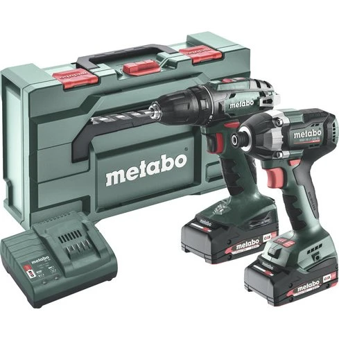 Metabo Combo Set 2.8.1 18 V Accu-Tools in metaBOX (2x 2.0 Ah)