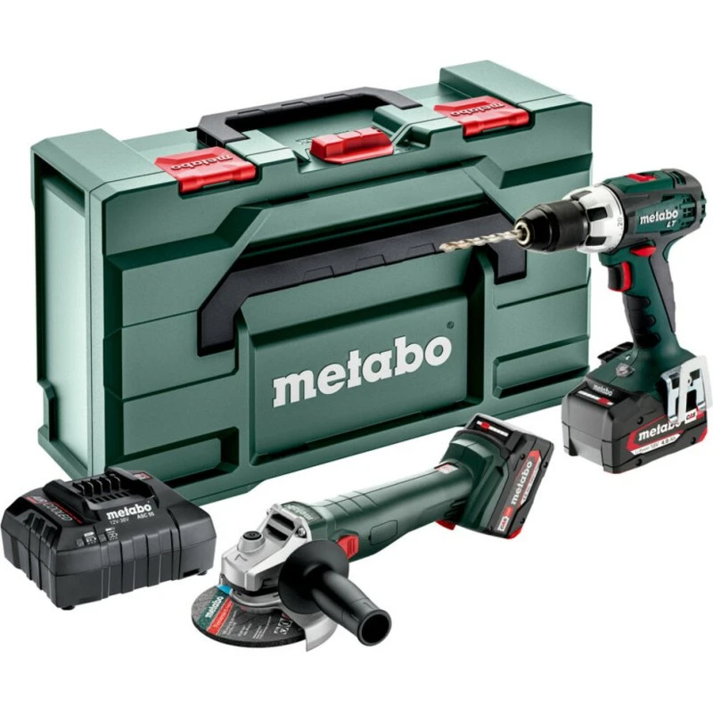 Metabo Combo Set 2.4.1 18 V (685206510) BS 18 LT + W 18 L 9-125 Quick