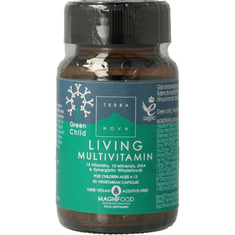 Terranova Green Child Living Multivitamines 100 capsules