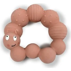 Filibabba Rups Lily Bijtring 100% Natuurrubber