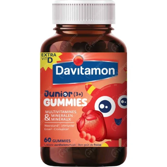 Davitamon Junior Gummies Aardbei 60