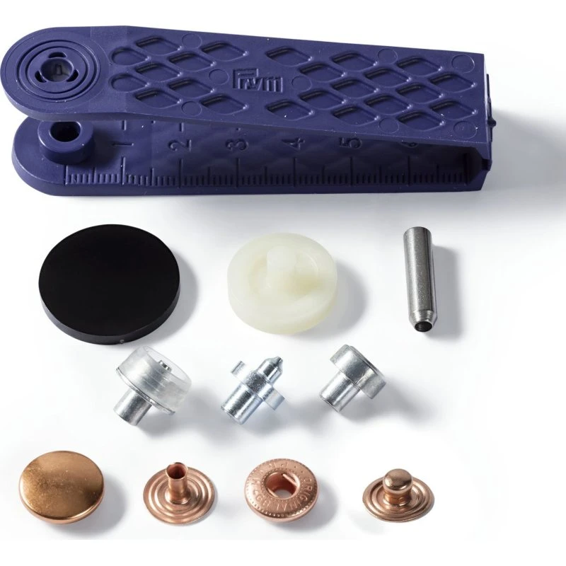 Prym Naaivrij Drukknopen Anorak 15mm Koper (10 stuks)