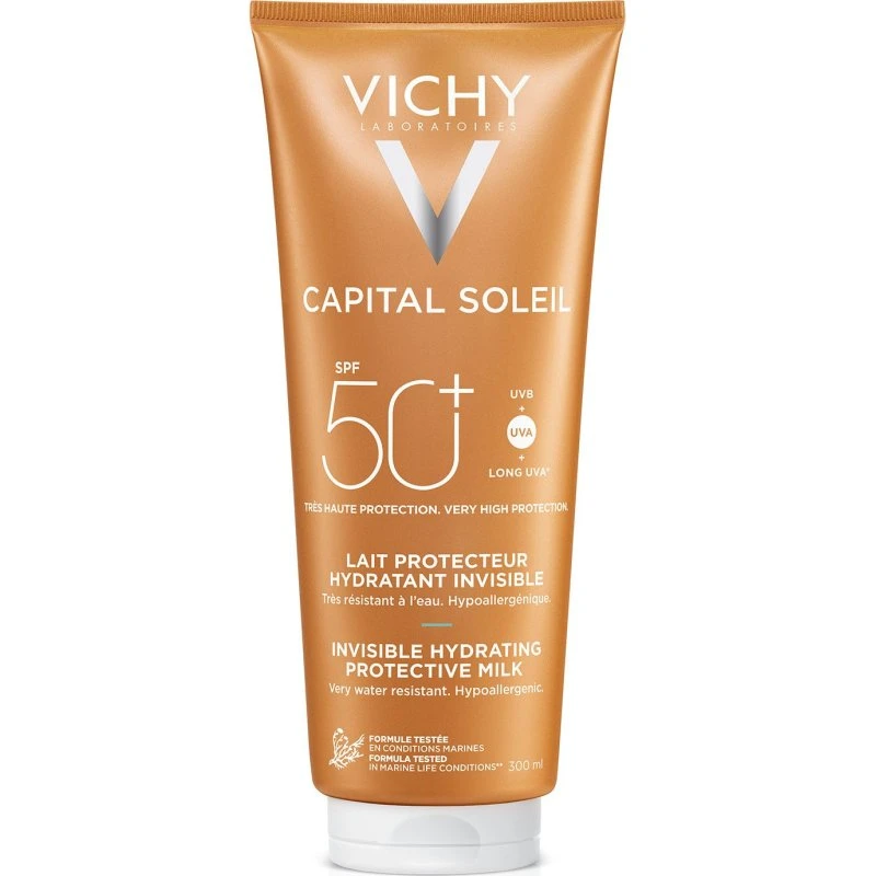 Vichy Capital Soleil Invisible Hydraterende Zonnemelk SPF50+ 300ml