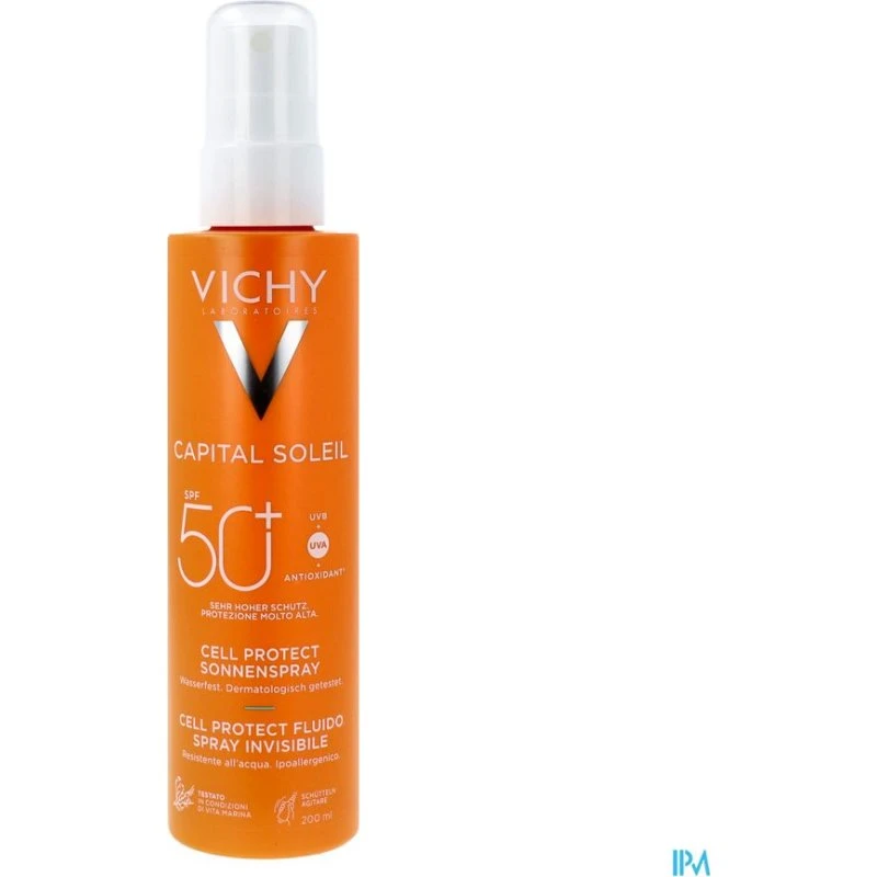 Vichy Capital Soleil Cell Protect Fluid Spray SPF50+ 200ml