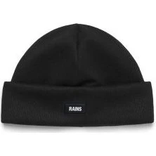 RAINS Ribbed Fleece Beanie T1, Zwart