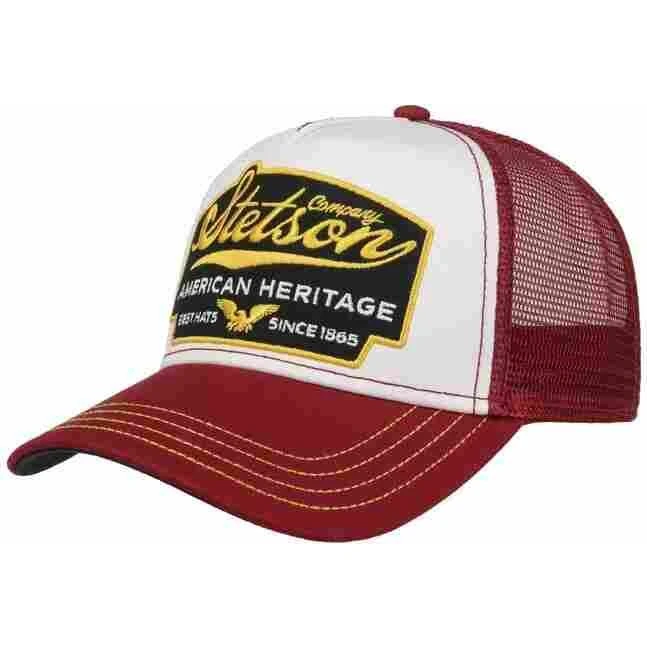 Stetson American Heritage Trucker Cap - Zwart, One Size