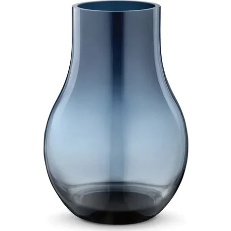 Georg Jensen Cafu Vaas Glas S, Diepblauw