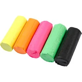 Modelleerklei Soft Clay Neonkleuren 400 gr