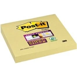 Post-it Memoblok Super Sticky 76x76mm geel