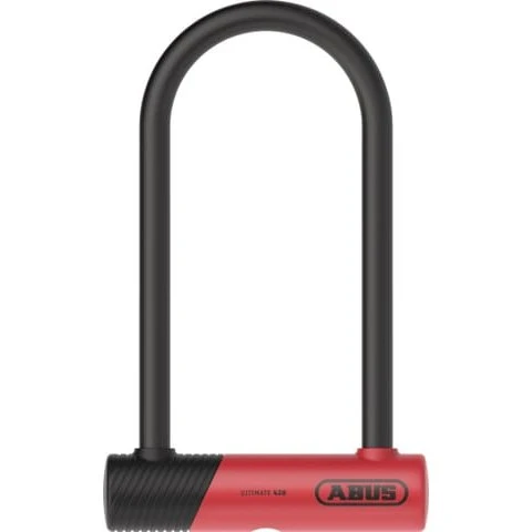 Abus Ultimate 420K Beugelslot 14 mm Rood + Cobra 10/120