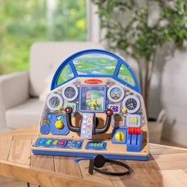Melissa & Doug Interactief Vliegtuigdashboard met Lichtjes en Geluiden