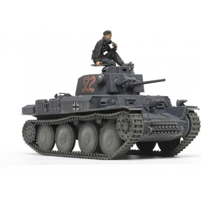 Modelplaatje Duitse Panzerkampfwagen 38(t) E/F 1:35