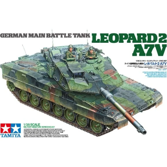 Tamiya Leopard 2 A7V 1:35 Plastic Modelkit