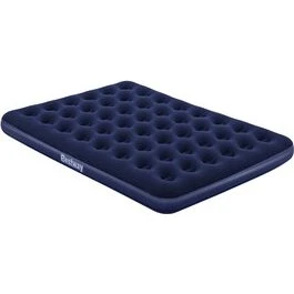 Bestway Flocked Luchtbed 203x152x22cm Blauw