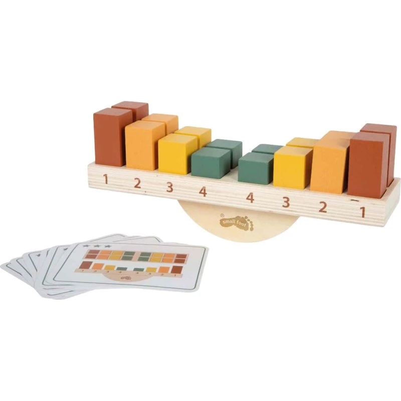 Small Foot Montessori Houten Evenwichtsspel met 16 Blokken