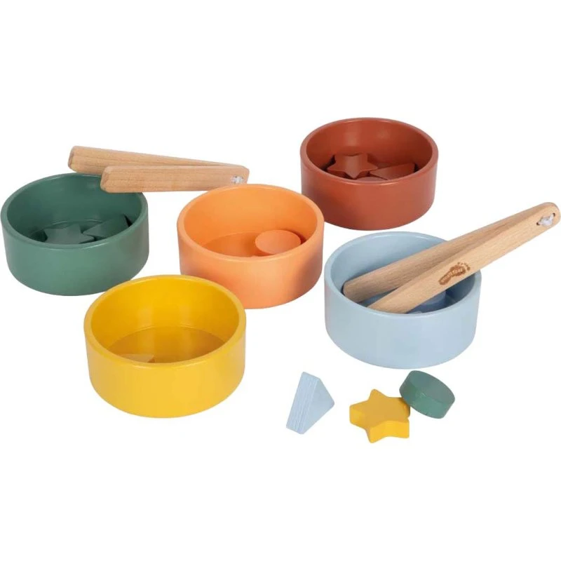 Small Foot Houten Sorteerspel met Tangetje