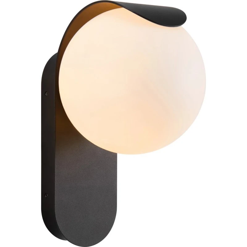 Nordlux Dalius Wandlamp Zwart, IP44, E27