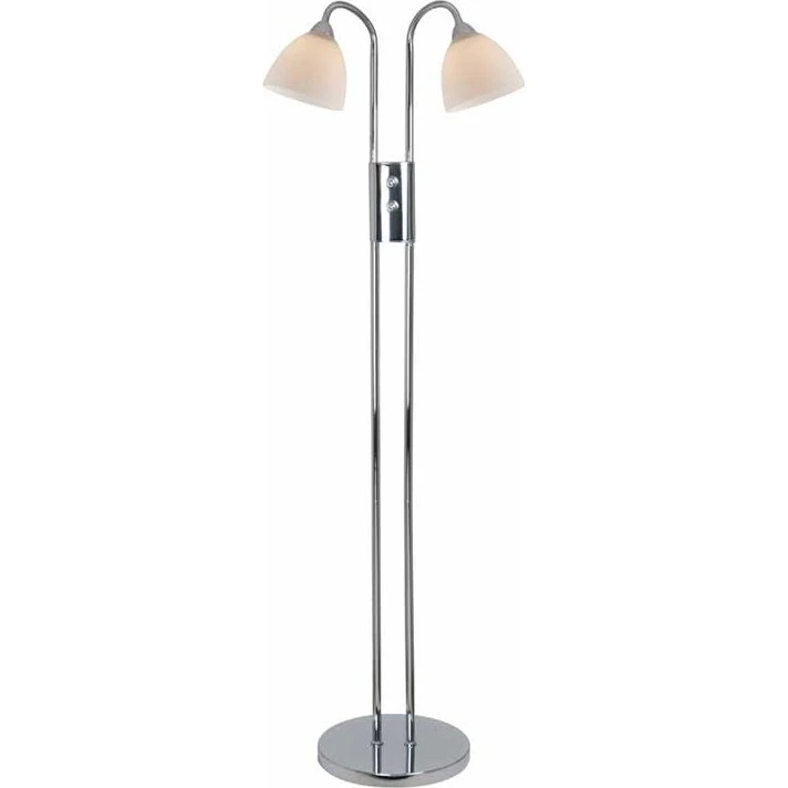 Nordlux Ray Vloerlamp 2-lichts Chroom Dimbaar