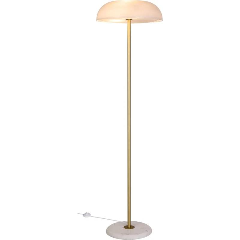 Nordlux Glossy Vloerlamp in Marmer en Messing