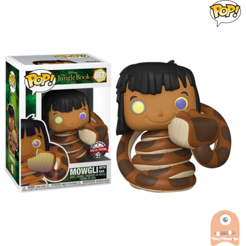 Funko Pop! Disney The Jungle Book Mowgli met Kaa (Special Edition 987)