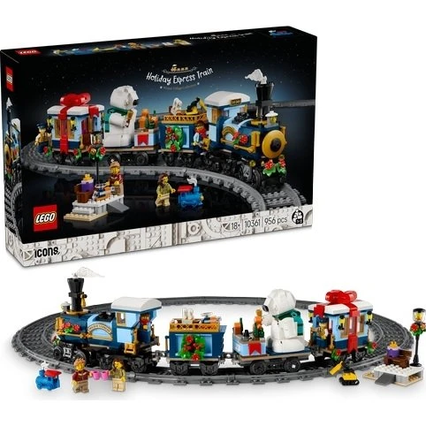 LEGO 10361 Feestelijke Kersttrein - Icons