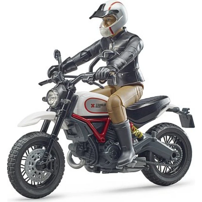 Bruder Scrambler Ducati Desert Sled 1:16 met bestuurder