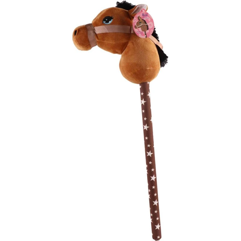 Bijou Stokpaard Eenhoorn met Geluid, Bruin, 60 cm
