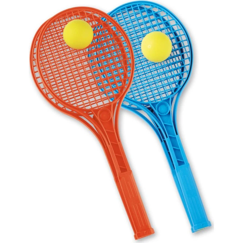 Androni Junior Tennisracket Set met Bal - Blauw/Oranje