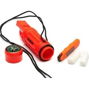 SOL Fire Lite 8 in 1 Survival Tool - Oranje