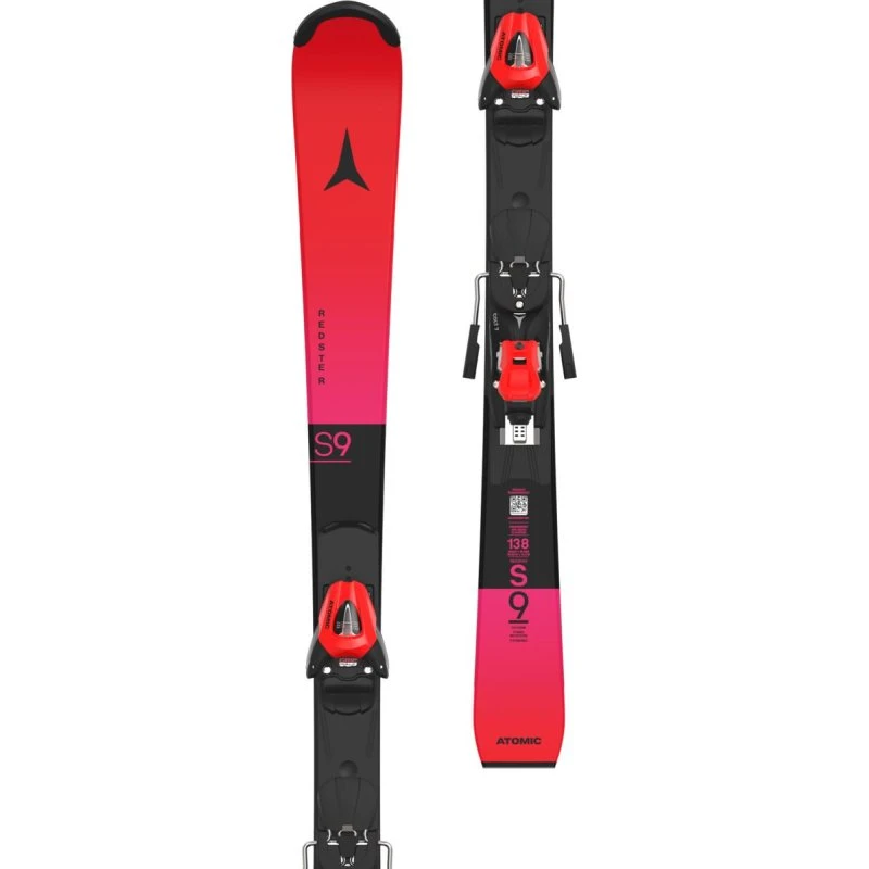 Atomic 131 Alpine Ski's met Bindingen Redster FIS S9 J-RP3 Rood/Violet