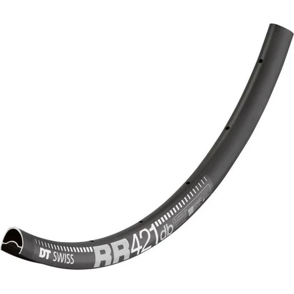 DT Swiss RR421 db Asymmetrisch Disc Road Velg 28" Zwart