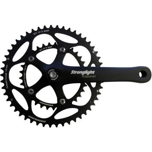 Stronglight Impact Compact Crankstel 34/50T 10V 170mm Zwart