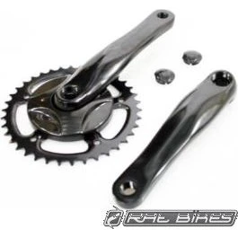 Merkloos Crankstel 38T 170 mm Zwart Alu