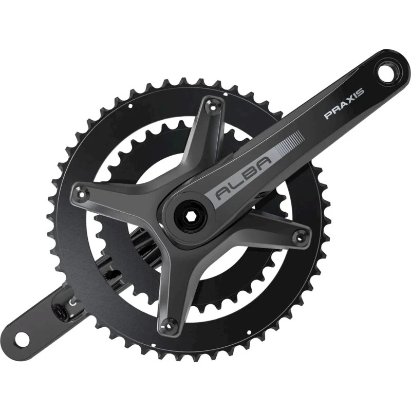 Praxis Alba M30 Crankstel 172,5mm 50/34T Zwart 10/12V