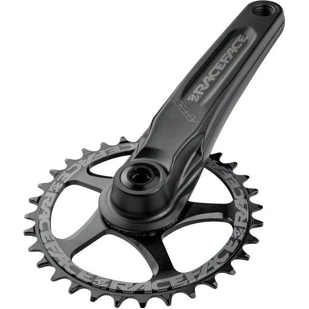 Race Face Aeffect Crankset 170mm Zonder Kettingbladen Satijnzwart