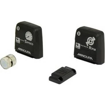 Minoura Sensor Kit Snelheid + Cadans - Zwart