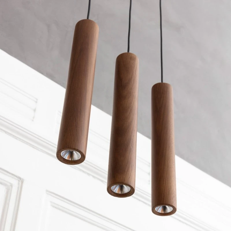 UMAGE Chimes Hanglamp - Donker Eikenhout