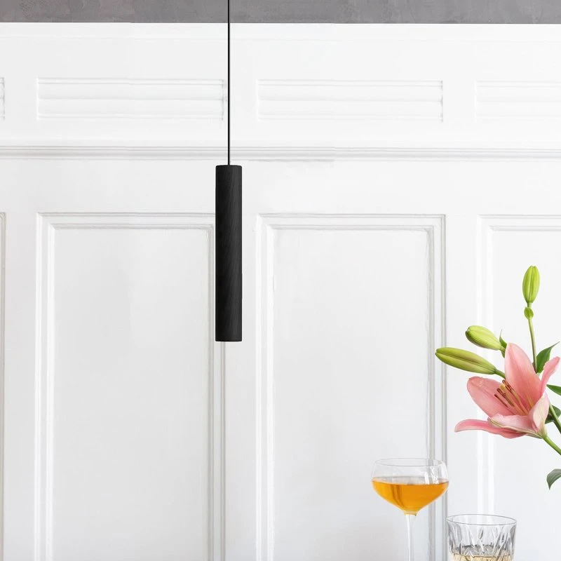 UMAGE Chimes Hanglamp - Eikenhout & Zwart