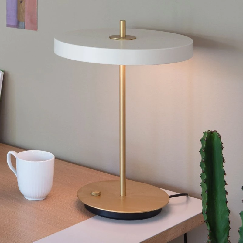 UMAGE Asteria Table LED Tafellamp - Parelwit/Messing