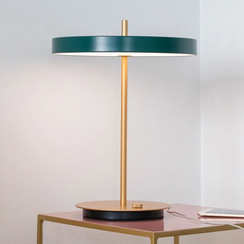 UMAGE Asteria Table LED Tafellamp - Bosgroen/Messing