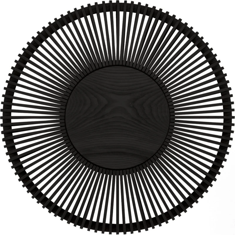 UMAGE Clava Up Wandlamp - Zwart Eikenhout - Ø 49 cm